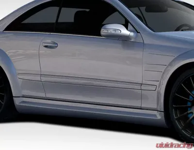 2003-2009 Mercedes CLK W209 Duraflex Black Series Look Wide Body Side Skirt Rocker Panels - 2 Piece - 109666