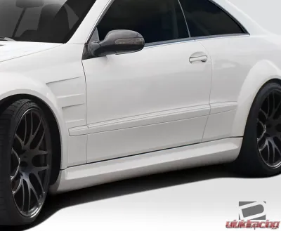 2003-2009 Mercedes CLK W209 Duraflex Black Series Look Wide Body Side Skirt Rocker Panels - 2 Piece - 109666