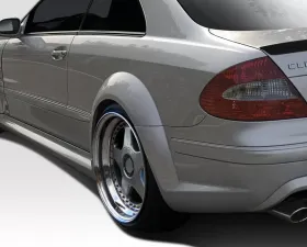 2003-2009 Mercedes CLK W209 Duraflex Black Series Look Wide Body Rear Fender Flares - 2 Piece