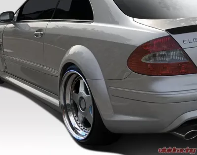 2003-2009 Mercedes CLK W209 Duraflex Black Series Look Wide Body Rear Fender Flares - 2 Piece - 109667