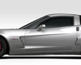 2005-2013 Chevrolet Corvette C6 Duraflex Stingray Z Side Skirt Rocker Panels - 2 Piece