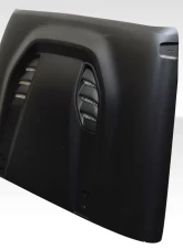 2007-2018 Jeep Wrangler Duraflex Power Dome Hood - 1 Piece                                     - 109692 - Image 4