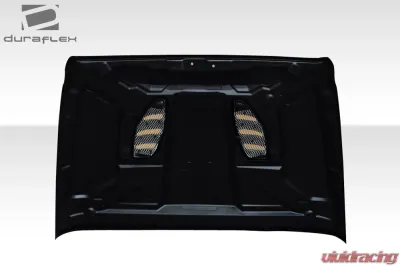 2007-2018 Jeep Wrangler Duraflex Power Dome Hood - 1 Piece - 109692