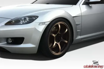 2004-2008 Mazda RX-8 Duraflex M-Speed Front Fenders - 2 Piece - 109723