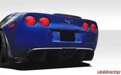 2005-2013 Chevrolet Corvette C6 Duraflex GT Racing Rear Diffuser - 5 Piece - 109789