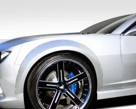 2010-2015 Chevrolet Camaro Duraflex Wide Body GT Concept Front Fender Flares - 2 Piece