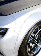 2010-2015 Chevrolet Camaro Duraflex Wide Body GT Concept Front Fender Flares - 2 Piece                                     - 109799 - Image 3