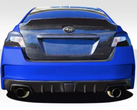 2015-2021 Subaru WRX Duraflex NBR Concept Rear Bumper Cover - 1 Piece