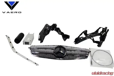 2008-2011 Mercedes C Class W204 Vaero C63 Look Conversion Grille and Mounting Accessories - 1 Piece (S) - 109856