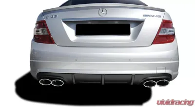 2008-2014 Mercedes C Class W204 Vaero C63 V1 Look Rear Bumper Cover ( with PDC ) - 1 Piece (S) - 109859