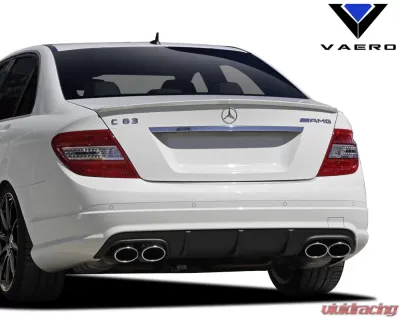 2008-2014 Mercedes C Class W204 Vaero C63 V1 Look Rear Bumper Cover ( with PDC ) - 1 Piece (S) - 109859