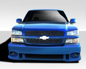 2003-2006 Chevrolet Silverado 2002-2006 Chevrolet Avalanche (without cladding) Duraflex BT-3 Front Bumper Cover - 1 Piece