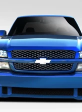 2003-2006 Chevrolet Silverado 2002-2006 Chevrolet Avalanche (without cladding) Duraflex BT-3 Front Bumper Cover - 1 Piece                                     - 109912 - Image 5