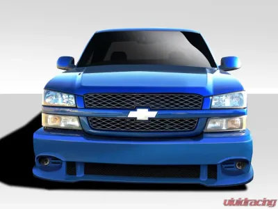 2003-2006 Chevrolet Silverado 2002-2006 Chevrolet Avalanche (without cladding) Duraflex BT-3 Front Bumper Cover - 1 Piece - 109912