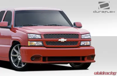 2003-2006 Chevrolet Silverado 2002-2006 Chevrolet Avalanche (without cladding) Duraflex BT-3 Front Bumper Cover - 1 Piece - 109912