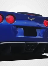 2005-2013 Chevrolet Corvette C6 Carbon Creations GT Racing Rear Diffuser - 5 Piece                                     - 109922 - Image 2
