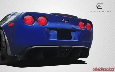 2005-2013 Chevrolet Corvette C6 Carbon Creations GT Racing Rear Diffuser - 5 Piece - 109922