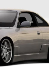 1995-1998 Nissan 240SX S14 Duraflex Supercool Side Skirt Rocker Panels - 2 Piece                                     - 109989 - Image 2