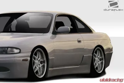 1995-1998 Nissan 240SX S14 Duraflex Supercool Side Skirt Rocker Panels - 2 Piece - 109989