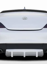 2010-2016 Hyundai Genesis Coupe 2DR Duraflex TP-R Rear Lip Under Spoiler Air Dam with Diffuser - 3 Piece                                     - 107751 - Image 2