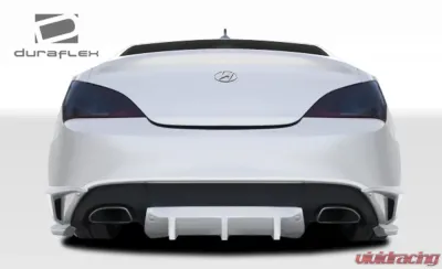 2010-2016 Hyundai Genesis Coupe 2DR Duraflex TP-R Rear Lip Under Spoiler Air Dam with Diffuser - 3 Piece - 107751