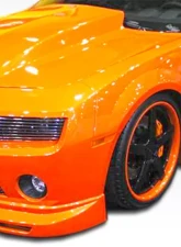2010-2013 Chevrolet Camaro V6 Duraflex Racer Front Lip Under Spoiler Air Dam - 1 Piece                                     - 105981 - Image 4