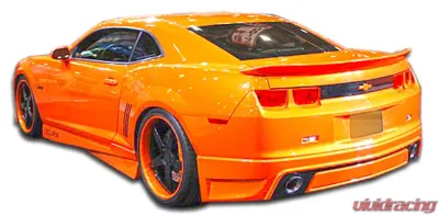 2010-2013 Chevrolet Camaro V6 Duraflex Racer Rear Lip Under Spoiler Air Dam - 1 Piece - 105984