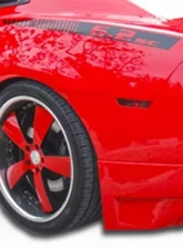 2010-2013 Chevrolet Camaro V8 Duraflex Racer Rear Lip Under Spoiler Air Dam - 1 Piece                                     - 105985 - Image 6
