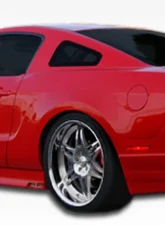 2005-2014 Ford Mustang Duraflex Racer 3 Side Skirts Rocker Panels - 2 Piece                                     - 105990 - Image 2