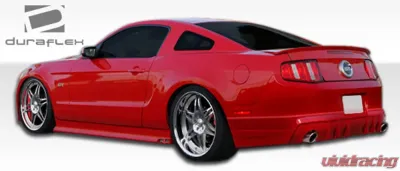 2005-2014 Ford Mustang Duraflex Racer 3 Side Skirts Rocker Panels - 2 Piece - 105990