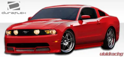 2005-2014 Ford Mustang Duraflex Racer 3 Side Skirts Rocker Panels - 2 Piece - 105990