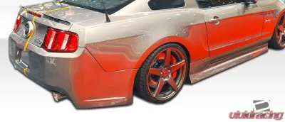 2005-2014 Ford Mustang Duraflex Tjin Edition Side Skirts Rocker Panels - 2 Piece - 106481