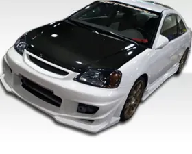 2001-2003 Honda Civic 2DR Duraflex Bomber Body Kit - 4 Piece