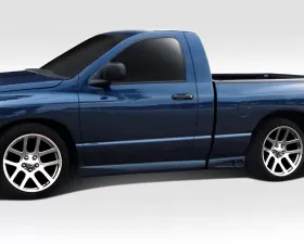 2002-2008 Dodge Ram Standard Cab Duraflex BT-1 Side Skirt Rocker Panels - 4 Piece