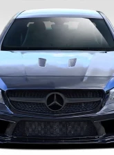 2014-2015 Mercedes CLA Class Duraflex Black Series Look Wide Body Front Bumper Cover - 7 Piece                                     - 112011 - Image 7