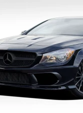 2014-2015 Mercedes CLA Class Duraflex Black Series Look Wide Body Front Bumper Cover - 7 Piece                                     - 112011 - Image 3