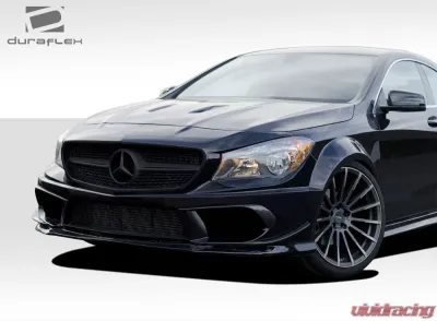 2014-2015 Mercedes CLA Class Duraflex Black Series Look Wide Body Front Bumper Cover - 7 Piece - 112011