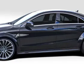 2014-2015 Mercedes CLA Class Duraflex Black Series Look Wide Body Side Skirt Rocker Panels -2 Piece