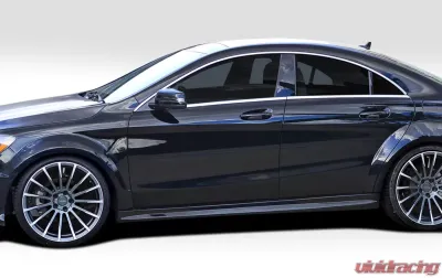 2014-2015 Mercedes CLA Class Duraflex Black Series Look Wide Body Side Skirt Rocker Panels -2 Piece - 112012