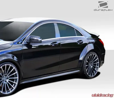 2014-2015 Mercedes CLA Class Duraflex Black Series Look Wide Body Side Skirt Rocker Panels -2 Piece - 112012