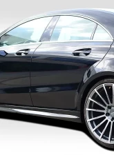 2014-2015 Mercedes CLA Class Duraflex Black Series Look Wide Body Side Skirt Rocker Panels -2 Piece                                     - 112012 - Image 3