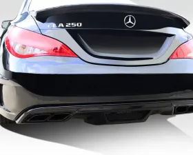 2014-2015 Mercedes CLA Class Duraflex Black Series Look Wide Body Rear Bumper Cover - 1 Piece