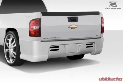 2007-2013 Chevrolet Silverado Duraflex BT-3 Rear Bumper Cover - 1 Piece - 112049