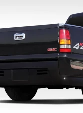 1999-2006 Chevrolet Silverado / 03-06 GMC Sierra Duraflex BT-1 Rear Bumper Cover - 1 Piece                                     - 112051 - Image 2