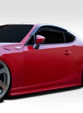 2013-2020 Scion FR-S Toyota 86 / Subaru BRZ Duraflex V-Speed Side Skirts Rocker Panels - 2 Piece                                     - 112060 - Image 2