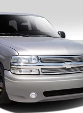 1999-2002 Chevrolet Silverado 2000-2006 Tahoe Suburban Duraflex Denali Look Front Bumper Cover - 1 Piece                                     - 112105 - Image 2