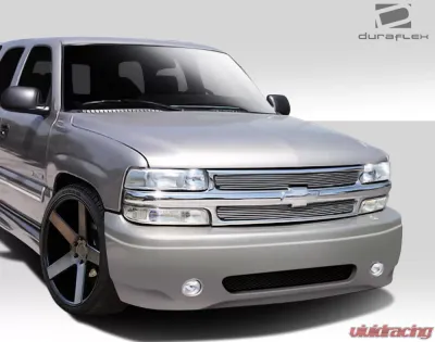 1999-2002 Chevrolet Silverado 2000-2006 Tahoe Suburban Duraflex Denali Look Front Bumper Cover - 1 Piece - 112105