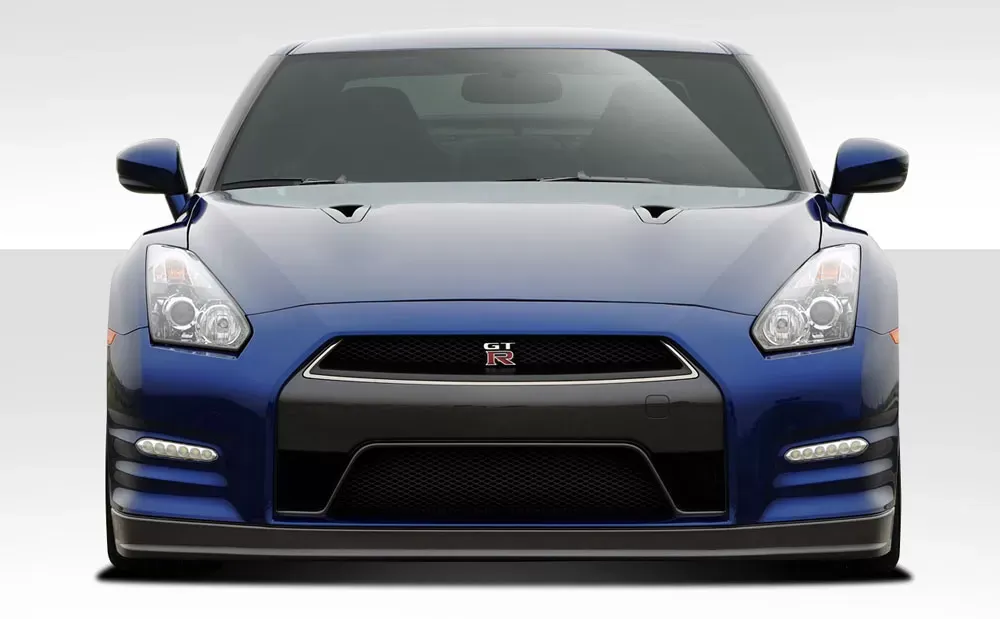 2009-2016 Nissan GT-R R35 Duraflex OEM Facelift Look Conversion Front Bumper Cover - 1 Piece - 112112