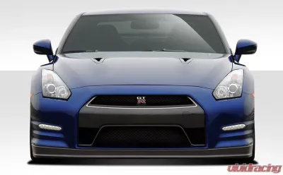 2009-2016 Nissan GT-R R35 Duraflex OEM Facelift Look Conversion Front Bumper Cover - 1 Piece - 112112