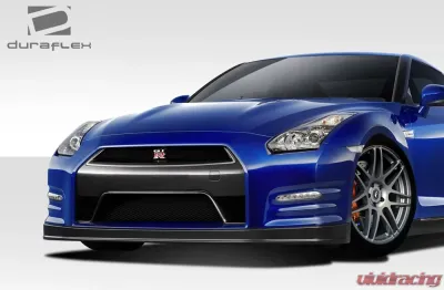 2009-2016 Nissan GT-R R35 Duraflex OEM Facelift Look Conversion Front Bumper Cover - 1 Piece - 112112